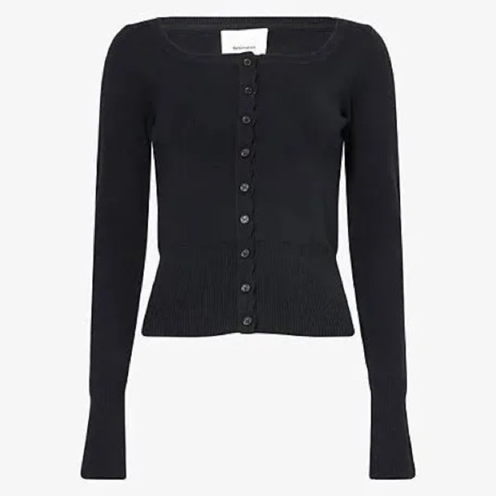 NWOT Reformation Black Aura Cardigan Small